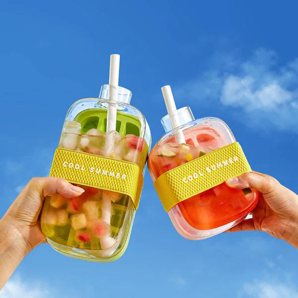 IceVessel- 2 in 1 Touch Press Ice Tray Water Bottle