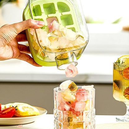 IceVessel- 2 in 1 Touch Press Ice Tray Water Bottle